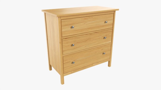Chest Of Drawers 05 3D Модель .c4d .max .obj .3ds .fbx .stl .blend 