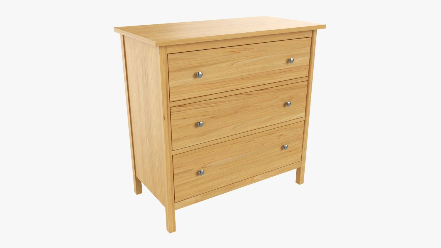 Chest Of Drawers 05 3D Model .c4d .max .obj .3ds .fbx .stl .blend 