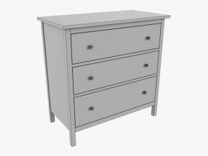 Chest Of Drawers 05 3D Model