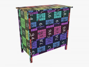 Chest Of Drawers 05 3D Model