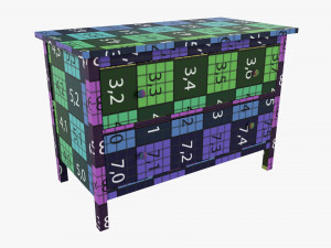 Chest Of Drawers 06 3D 모델