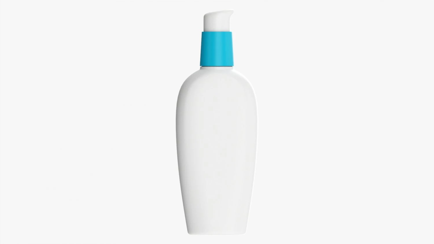 Facial Lotion Bottle Mockup 3D Model .c4d .max .obj .3ds .fbx .stl .blend 