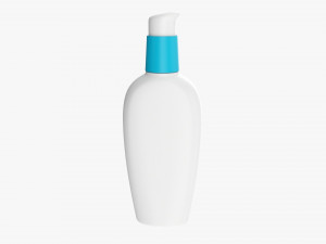 Facial Lotion Bottle Mockup 3D 모델
