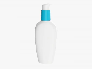 Facial Lotion Bottle Mockup 3D Model