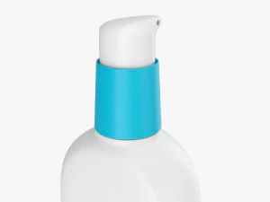 Facial Lotion Bottle Mockup 3D Model