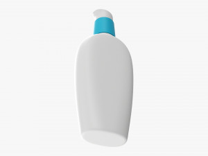 Facial Lotion Bottle Mockup 3D 모델