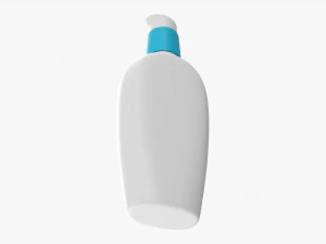 Facial Lotion Bottle Mockup 3D Model