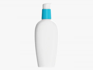 Facial Lotion Bottle Mockup 3D Model