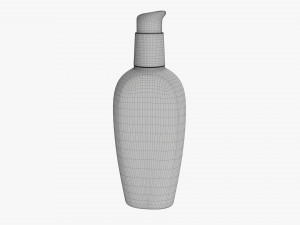 Facial Lotion Bottle Mockup 3D 모델