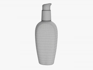 Facial Lotion Bottle Mockup 3D Model