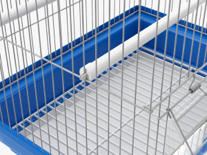 Flat Top Bird Cage Modelo 3D