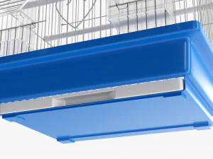 Flat Top Bird Cage 3D Model