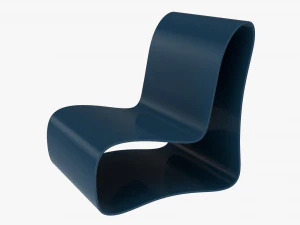 Modern Chair Plastic 3D Model