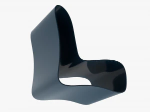 Modern Chair Plastic 3D Model