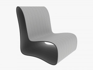 Modern Chair Plastic 3D 모델