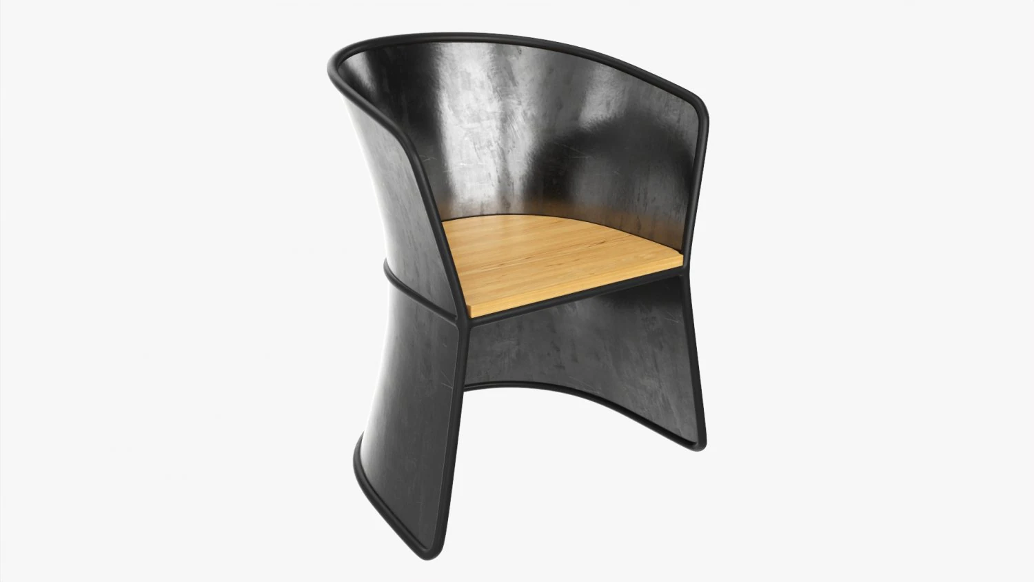 Outdoor Chair 01 3D Model .c4d .max .obj .3ds .fbx .stl .blend 