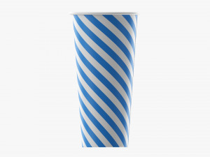 Paper Cold Cup 22 Oz 3D Model