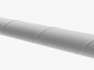 Paper Cold Cup Straw White 3D Model
