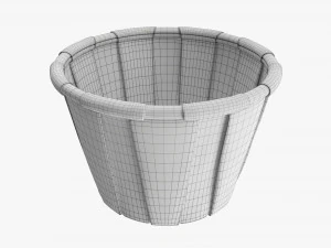 Portionsbecher f&uuml;r Souffl&eacute;s aus Papier 3D Modell