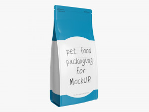 Pet Food Packaging 01 3D Model