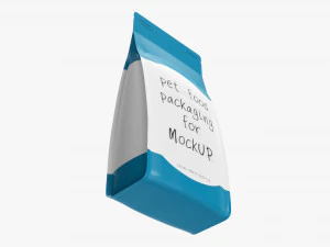 Pet Food Packaging 01 3D Model