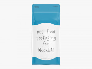 Pet Food Packaging 01 3D Модель
