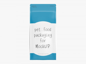 Pet Food Packaging 02 Modelo 3D