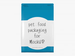 Pet Food Packaging 03 3D Model