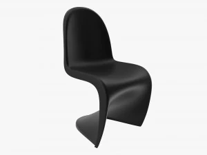 Chaise en plastique empilable Modèle 3D