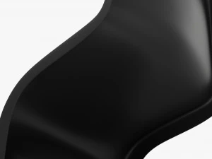 Cadeira de pl&aacute;stico empilh&aacute;vel Modelo 3D