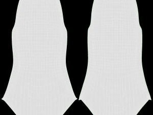 Cadeira de pl&aacute;stico empilh&aacute;vel Modelo 3D