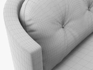 Rattan Furniture Set 02 3D Model