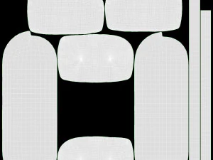 Rattan Furniture Set 02 3D Model