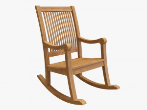 Rocking Chair 02 3D Model