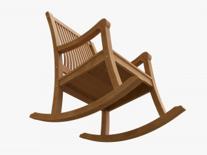 Rocking Chair 02 3D Model
