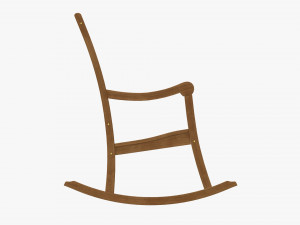 Rocking Chair 02 3D Model