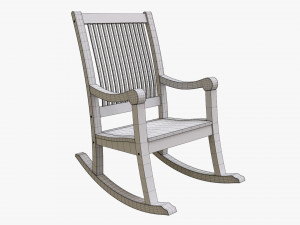 Rocking Chair 02 3D Model