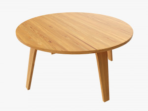 Round Coffee Table 02 3D 모델
