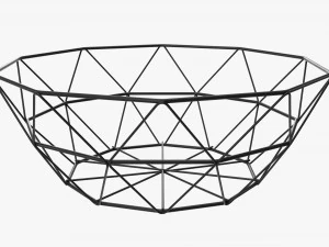 Round Wire Serving Basket 3D Model