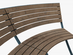 Roundabout Bench 01 Modelo 3D