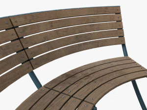 Panchina della rotonda 01 Modello 3D