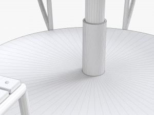 Roundabout Bench 01 Modelo 3D