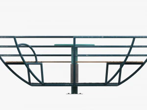 Roundabout Bench 02 3D Model