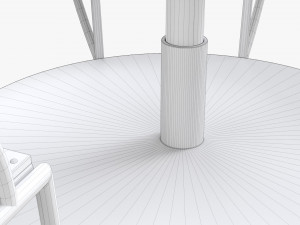 Roundabout Bench 02 3D मॉडल