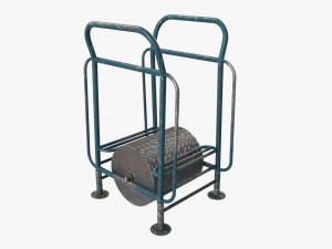 Running Iron Drum 3D Model