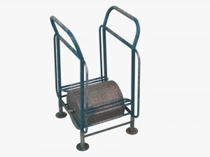 Tambor de Ferro Correndo Modelo 3D