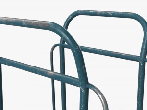 Tambor de Ferro Correndo Modelo 3D