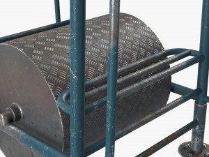 Running Iron Drum 3D Model