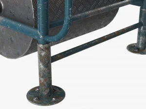 Tambor de Ferro Correndo Modelo 3D