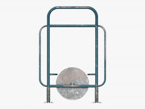 Tambor de Ferro Correndo Modelo 3D